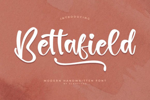 Bettafield – A Modern Handwritten Font for Web Design