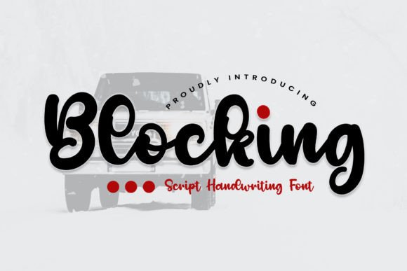 Blocking Typeface Review: A Modern Handwritten Font for Real Branding