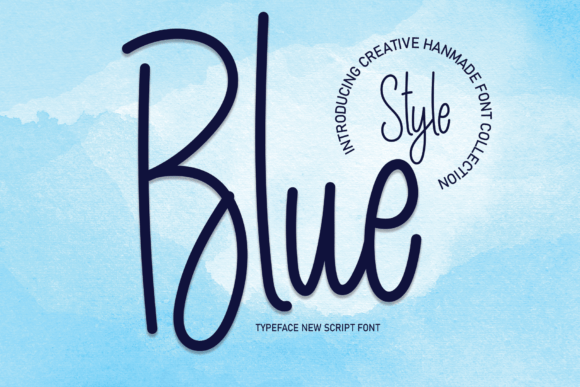 Blue Font: A Timeless Handwritten Typeface for Web Design