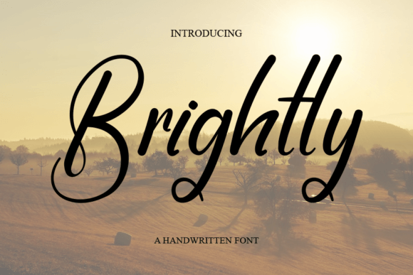 Brightly: A Handwritten Typeface for Modern Editorial Design