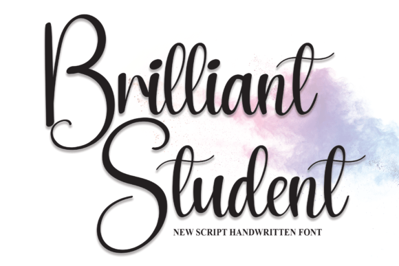 Brilliant Student: A Friendly Handwritten Font for Creative Projects
