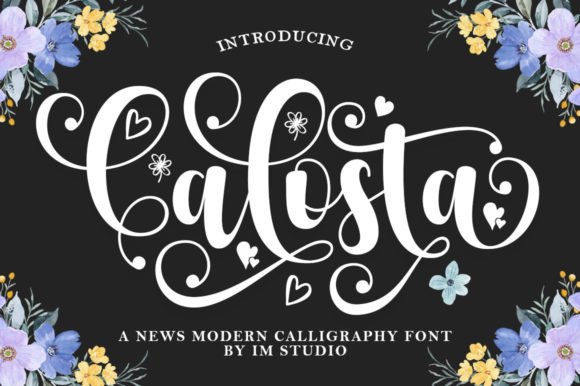 Calosta: The Handwritten Typeface That Brings Warmth to Brand Identity