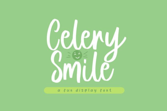 Celery Smile: A Playful Font for Polished Branding
