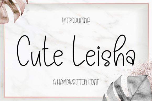 Cute Leisha Script Font Review