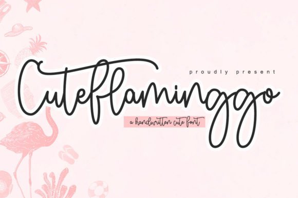 Cuteflaminggo: A Modern Script Font for Digital Creatives
