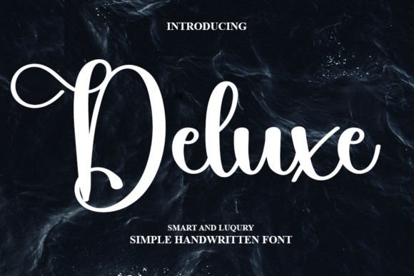 Deluxe: The Premium Script Font for High-Impact Campaigns