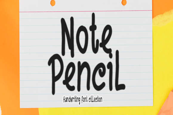 Enhance Your Craft Projects with the Note Pencil Font