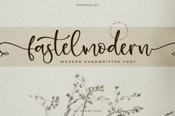 Fastelmodern: A Script Font for Modern Design Projects
