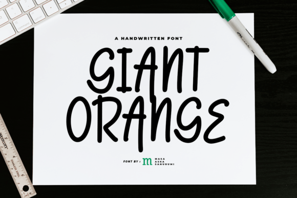 Giant Oranges Font Review for Web Design