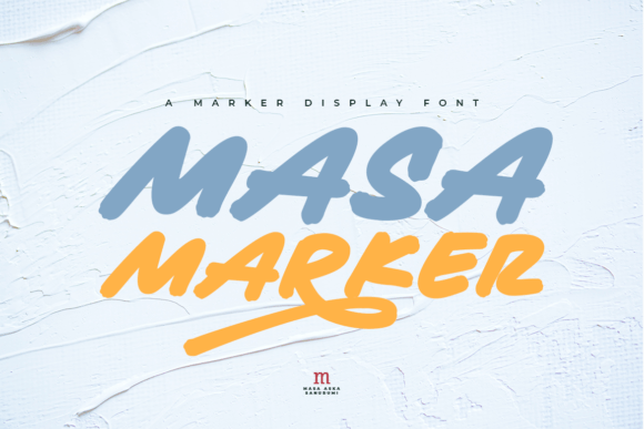 Masa Marker: A Playful Script Font for Editorial Design