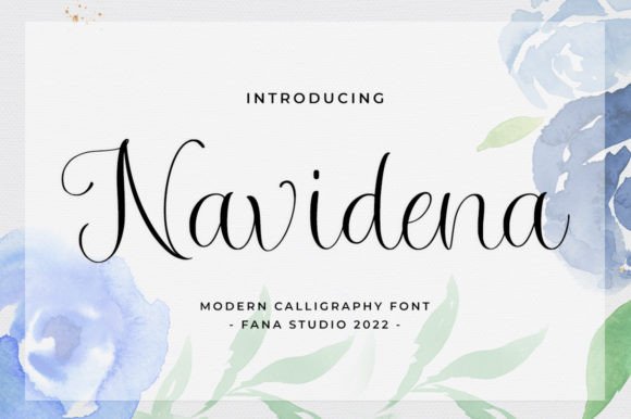 Navidena Script: A Stylish Font for Handmade Creations