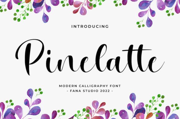 Pinelatte: The Elegant Script Font for Handmade Products
