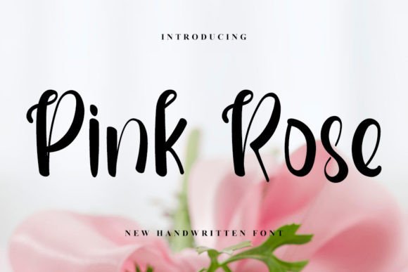 Pink Rose Font for Branding Projects