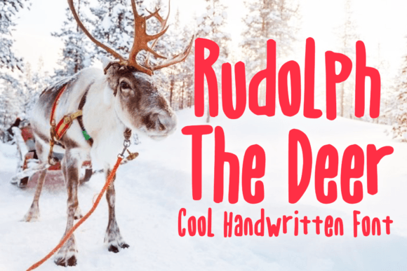 Rudolph the Deer: A Handwritten Typeface for Memorable Branding