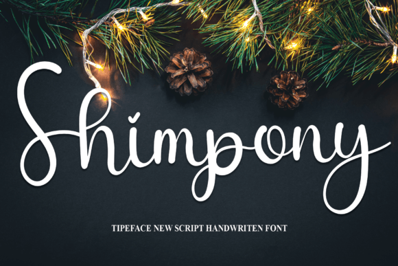 Shimpony: A Handwritten Font for Web Design