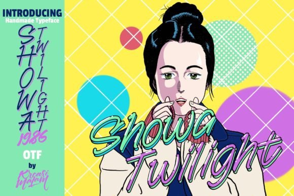 Showa Twilight Font for Handmade Creations