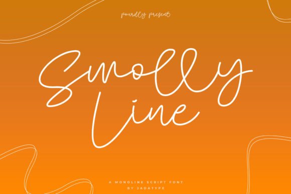 Smolly Line: A Timeless Script Font for Branding
