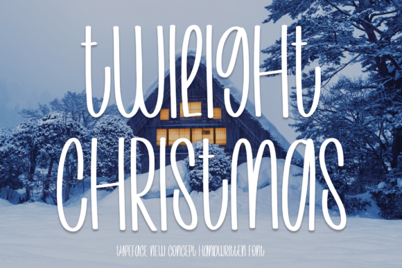 Twilight Christmas Font for Business Branding