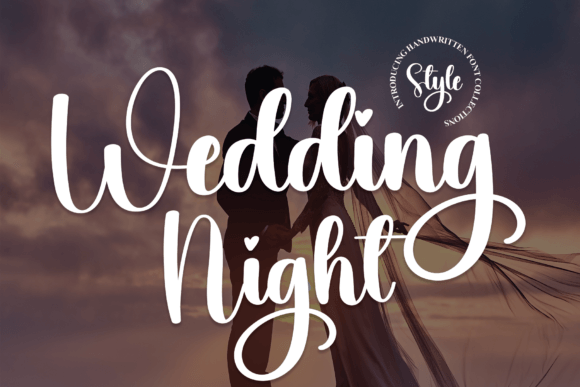 Wedding Night Font: A Touch of Romance for Handmade Creations