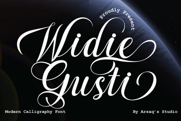Widie Gusti: A Refined Font for Polished Branding
