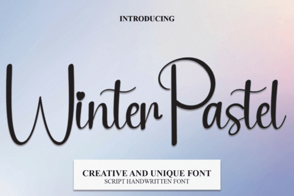 Winter Pastel: A Script Font for Cozy Branding